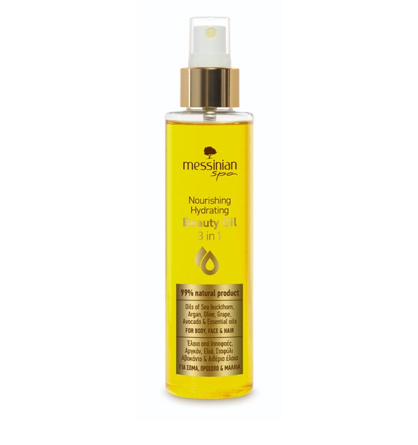 Gaivinantis, drėkinantis kūno, veido ir plaukų aliejus 3 in 1. 100ml