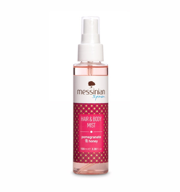 Plaukų ir kūno dulksna su granatais ir medumi, 100ml