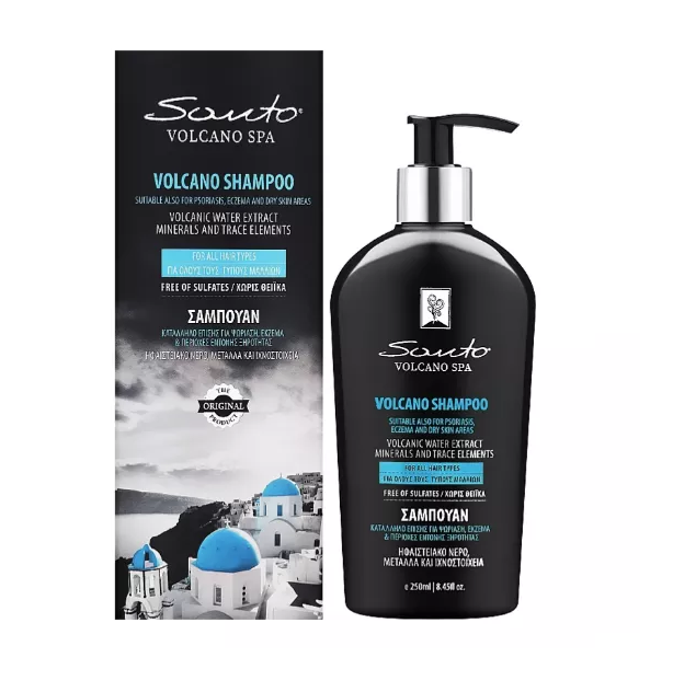 Santo Volcano šampūnas, 250 ml.