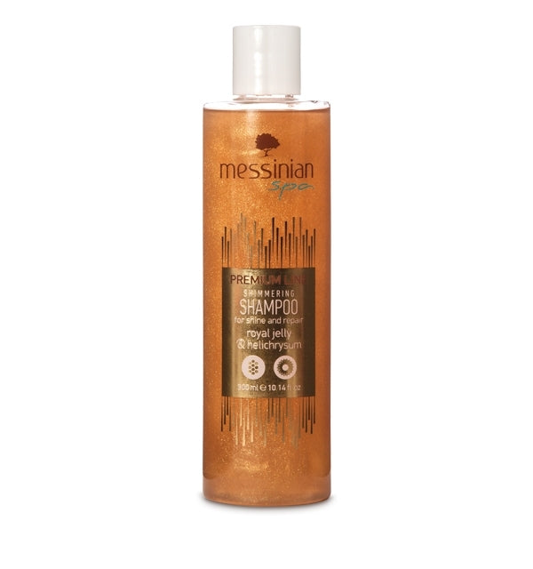 Spindesio suteikiantis ir atkuriantis šampūnas - Royal Jelly & Helichrysum - 300 ml