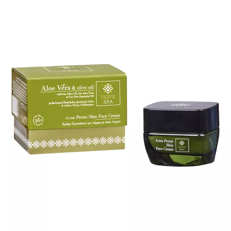 Olive Spa Acne Prone Skin Face Cream veido kremas, 50 ml.