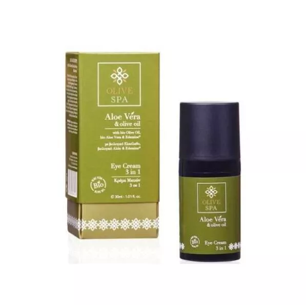 Olive Spa 3 in 1 Eye Cream paakių kremas, 30 ml.